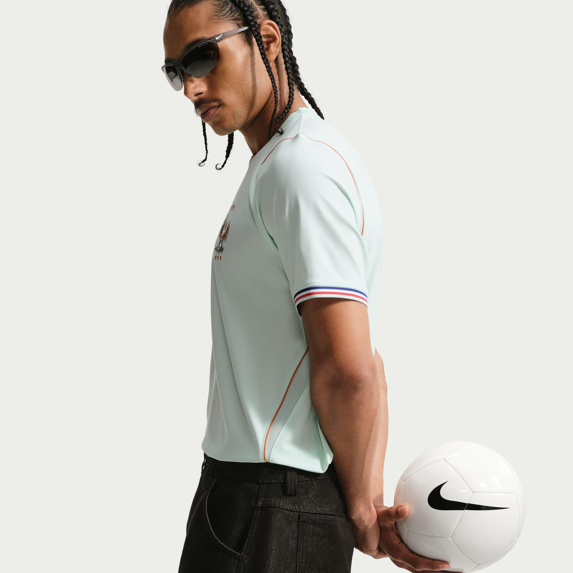 Nike FFF 2026 Stadium Extérieur Maillot de Foot Replica Nike Dri-fit pour Homme Réplique du Maillot de Football Homme (Lot de 1)
