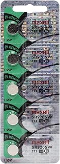 Maxell Sr920sw 371 Silver Oxide Cell Pack of 5 Made in Japan