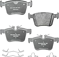 Vista 206 de Pastillas de freno traseras cerámicas Bendix Premium SBC1337 para Cadillac CTS 2014-2008, SRX 2016-2010, Chevrolet Camaro 2015-2010, Saab 9-4X 2011