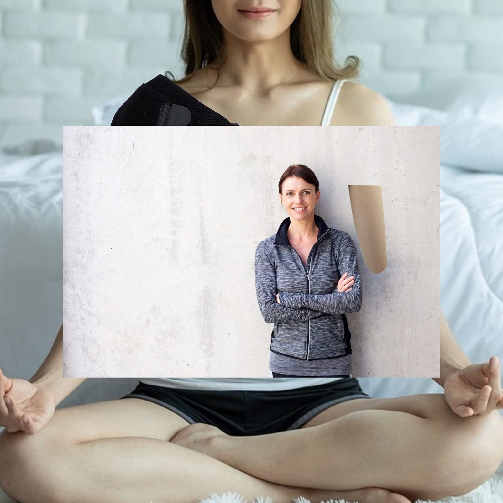 Beavorty 1 Pc Non-slip Shoulder Guard Straps Adjustable Shoulder Compression Brace for (grey)