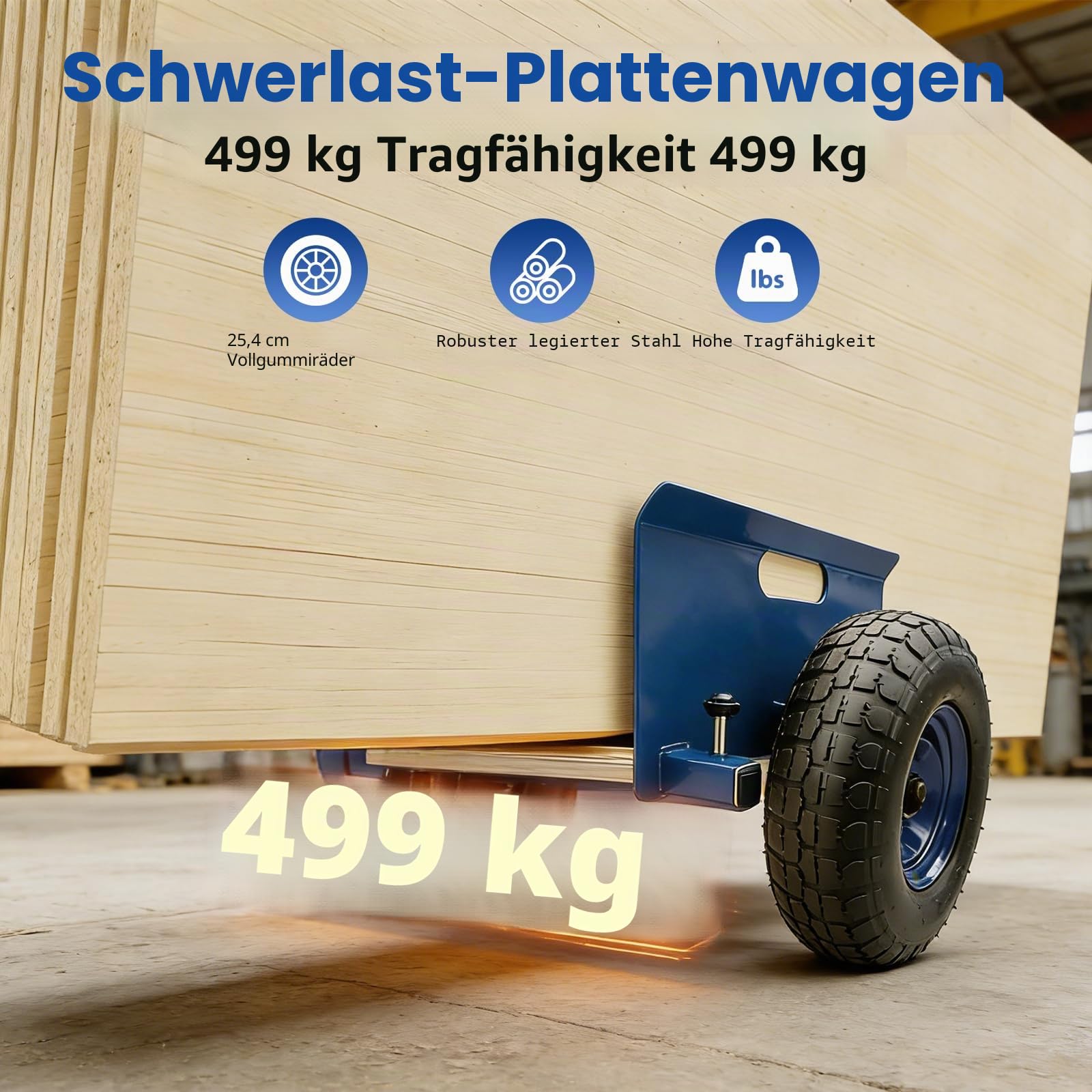 Plattenroller 500KG Tragfähigkeit, Plattenwagen, Klemmwagen | Verstellbarer Trockenbau-Umzug, Plattenklemmwagen für Marmor, Holzplatten, Türen, Fenster, Rollwagen, Transporthilfe