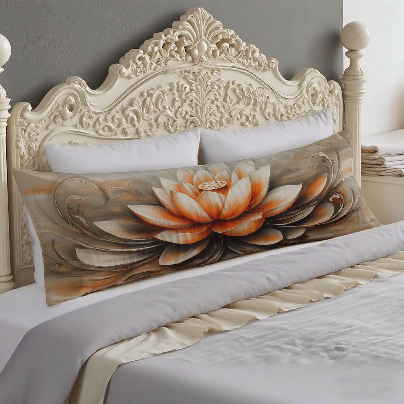 Housse traversin 60x180 cm gris : une idée cadeau femme idéale