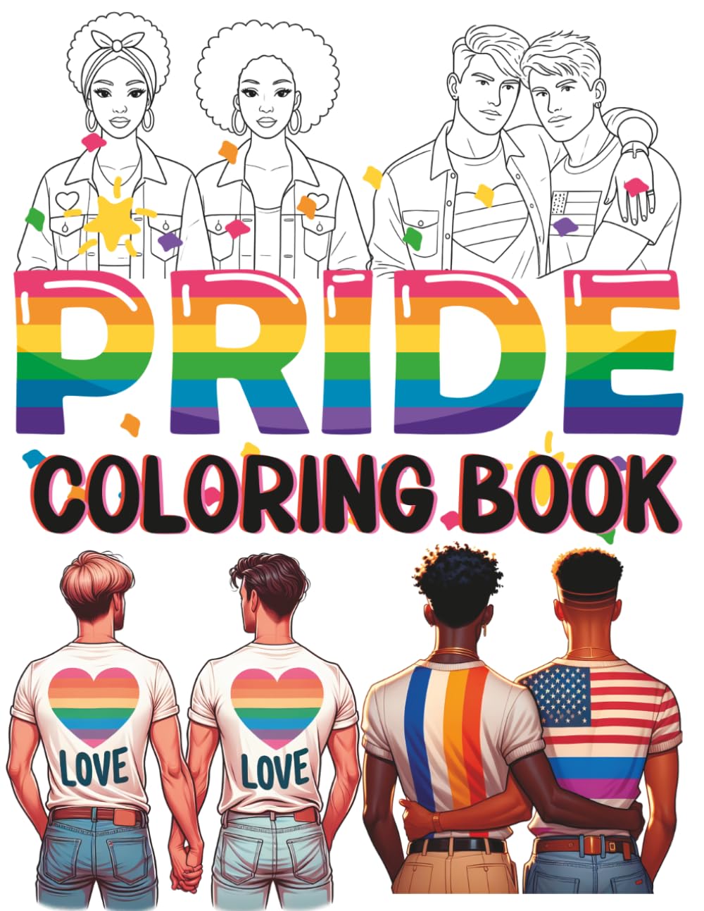 Pride Coloring Book: LGBTQIA+ pages to color. (LGBTIA+ Gay Pride Shop)
