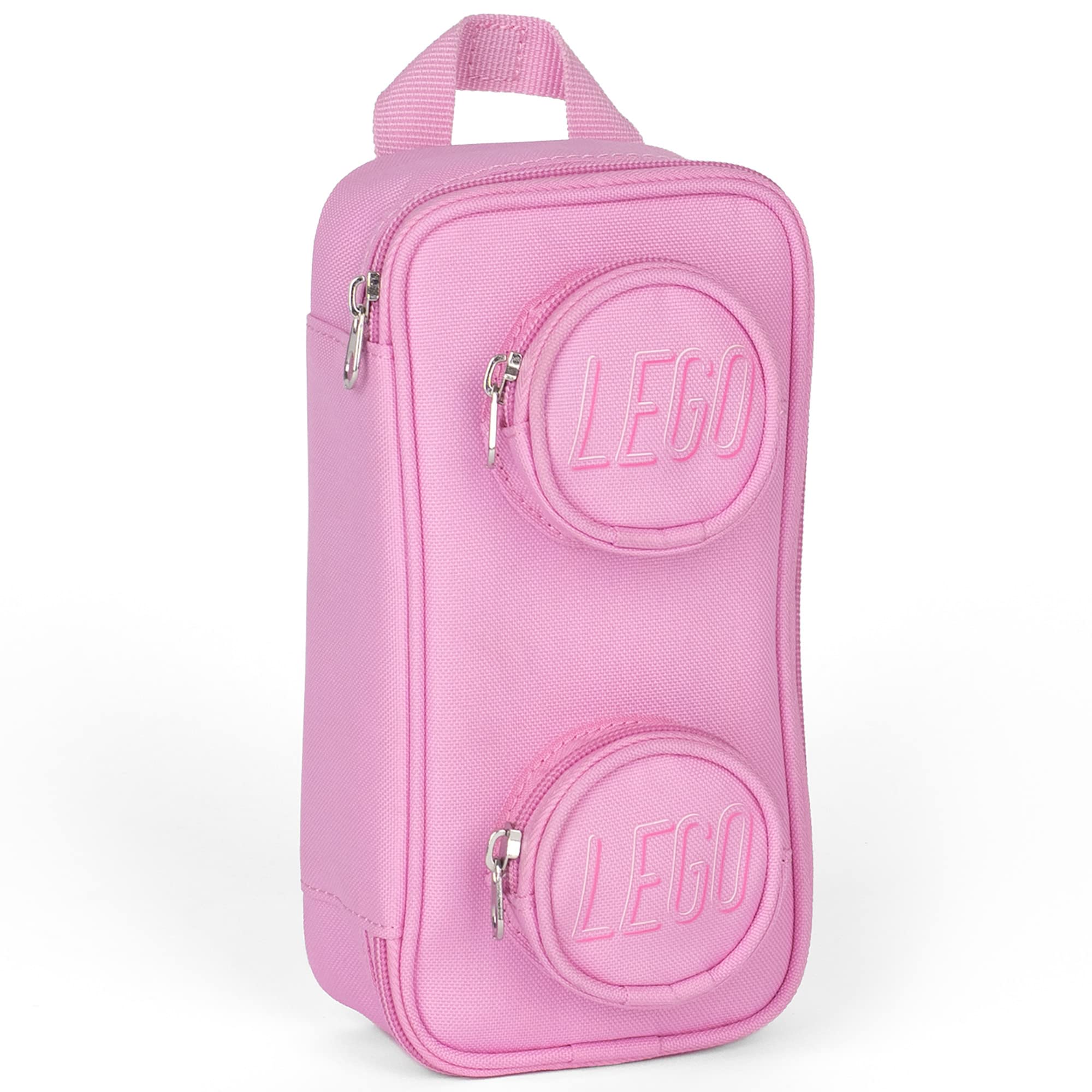 LEGO Kids Brick Pouch, Light Pink, One Size, Brick Pouch