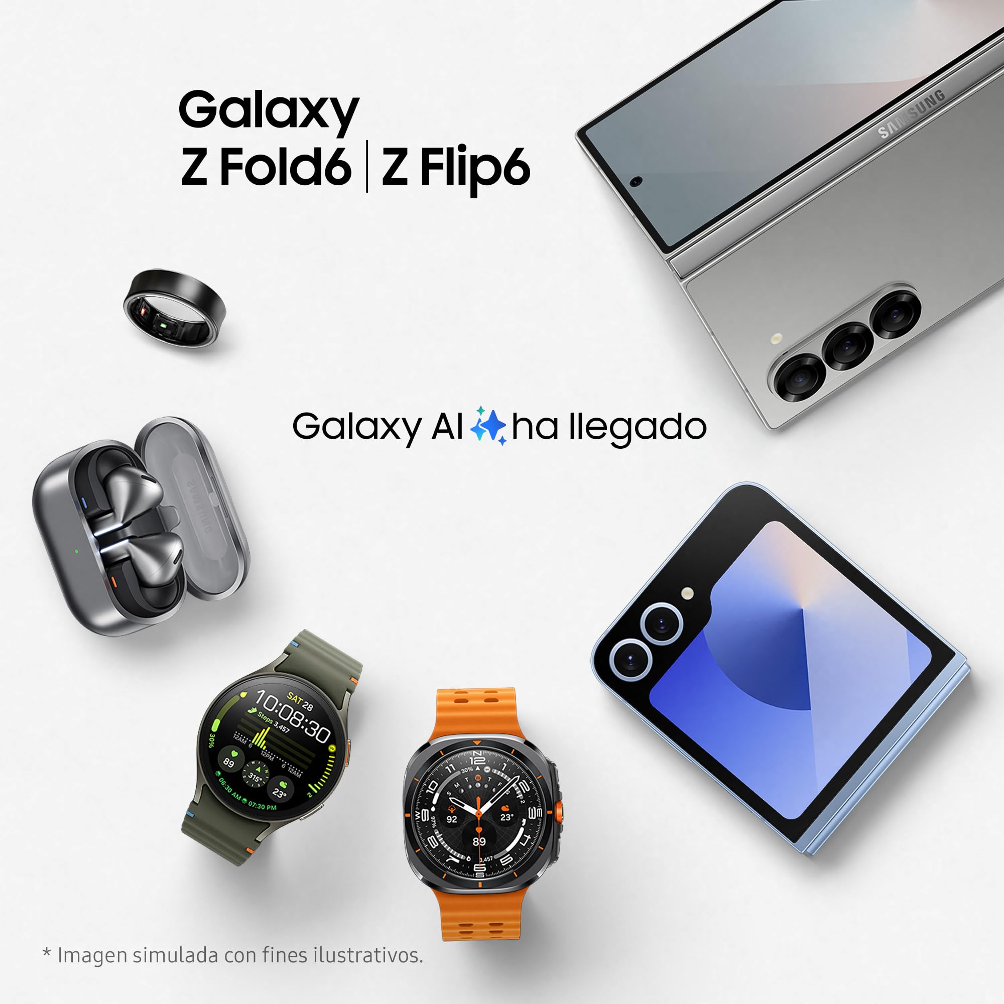 Samsung Galaxy Buds3 + Cargador - Auriculares Inalámbricos, Cancelación de Ruido, Bluetooth, Audio 360, Gris (Versión Española)