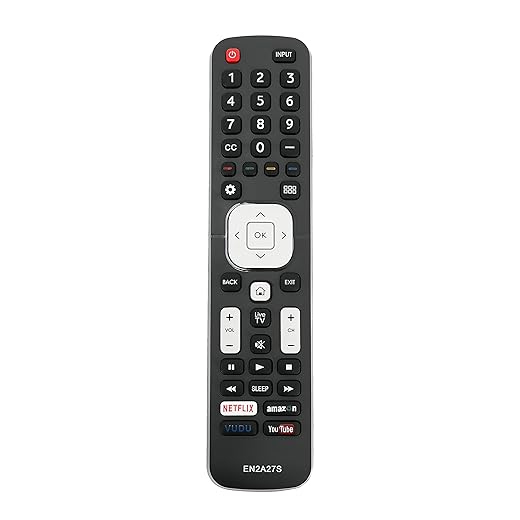 EN2A27S Replaced Remote fit for Sharp 4K Ultra LED Smart TV 55H6B 50H7GB 50H6B N6200U LC-40N5000U LC-43N5000U LC-43N6100U LC-43N7000U LC-50N5000U LC-50N6000U LC-50N7000U LC-55N620CU LC-55N5300