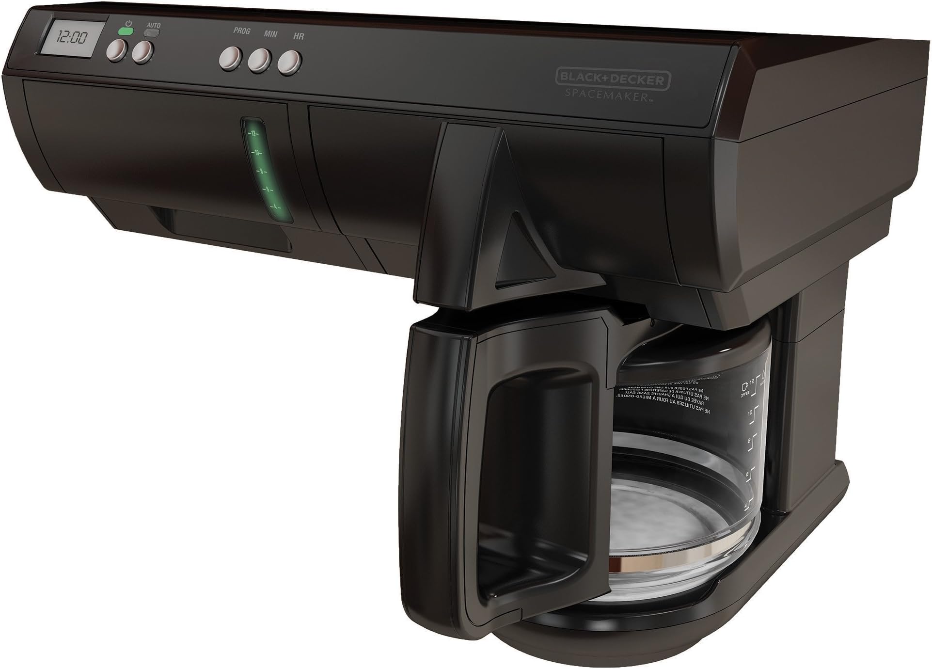 Black+Decker Scm1000Bd Spacemaker Under The Cabinet 12Cup Programmable Coffeemaker, Black
