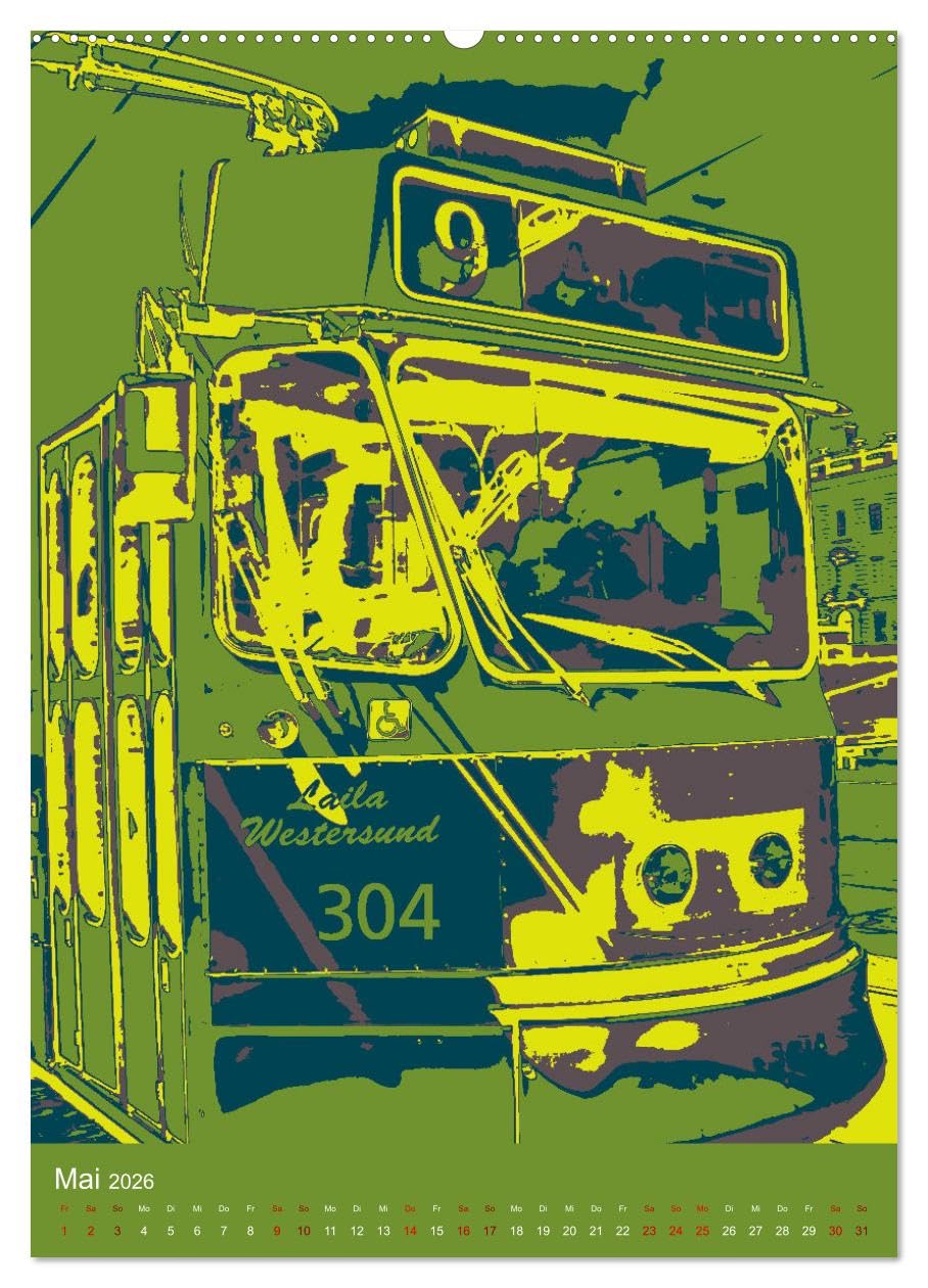 POP-ART meets Göteborg (hochwertiger Premium Wandkalender 2026 DIN A2 hoch), Kunstdruck in Hochglanz: Entdecke Göteborg im Pop-Art Stil (CALVENDO Orte)