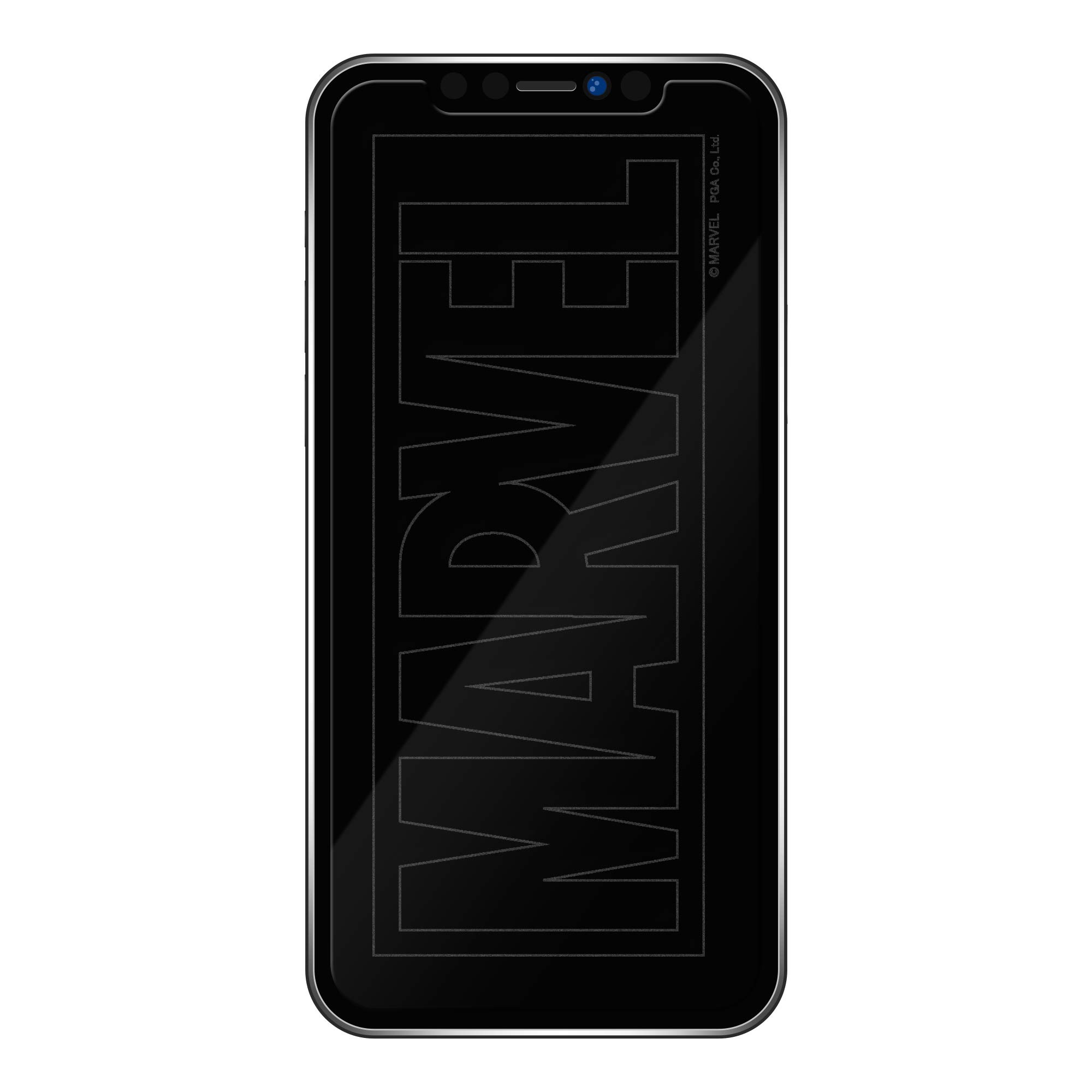 Premium Style iPhone 12 mini用 液晶保護ガラス ［ロゴ］ PG-DGL20F01MVL