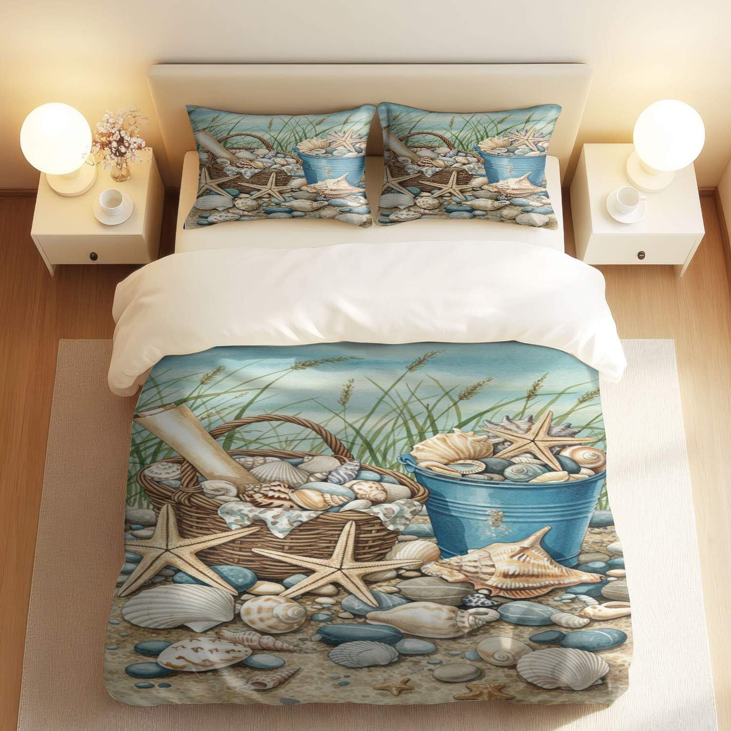 Parure de lit imprimée 3D haute définition motif tortue marine
