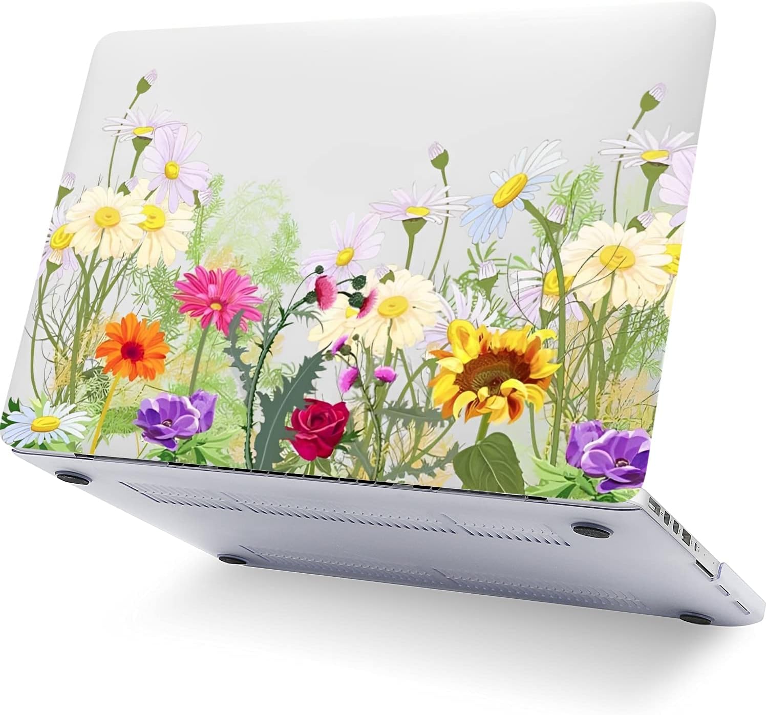 Laptop Shell Compatible with MacBook Air 13 Inch Cover 2018 2019 2020 Model A1932 A2179 A2337 M1, Lightweight Plastic Hardshell Case for MacBook New Version Air 13.3 Inch, Flowers 146