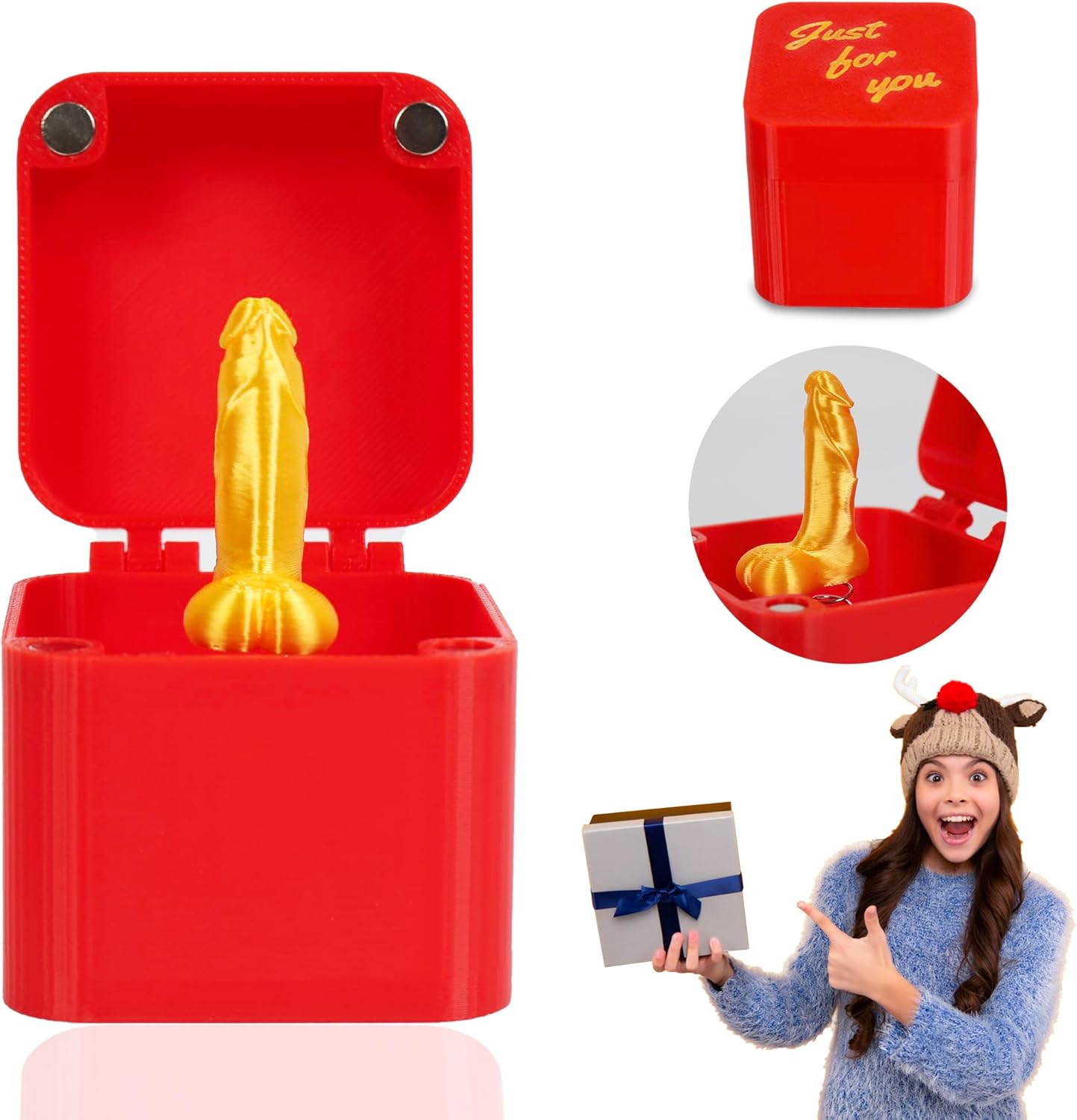 Gag Gifts, Funny Birthday Gift for Men, White Elephant Gifts for Adults, Christmas Prank Joke Gift