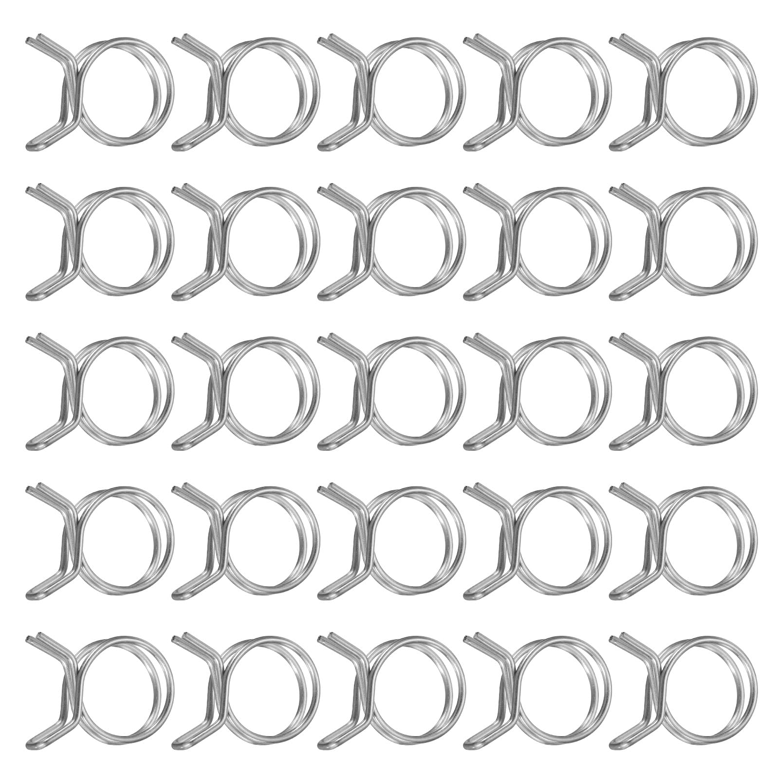 Abrazaderas de manguera de resorte de 18 mm uxcell de acero inoxidable para tubos de silicona
