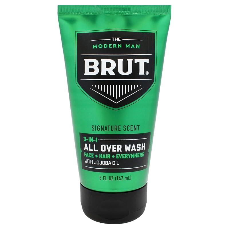 Brut Limpador Facial Hidratante com Fragrância Signature, 142 g