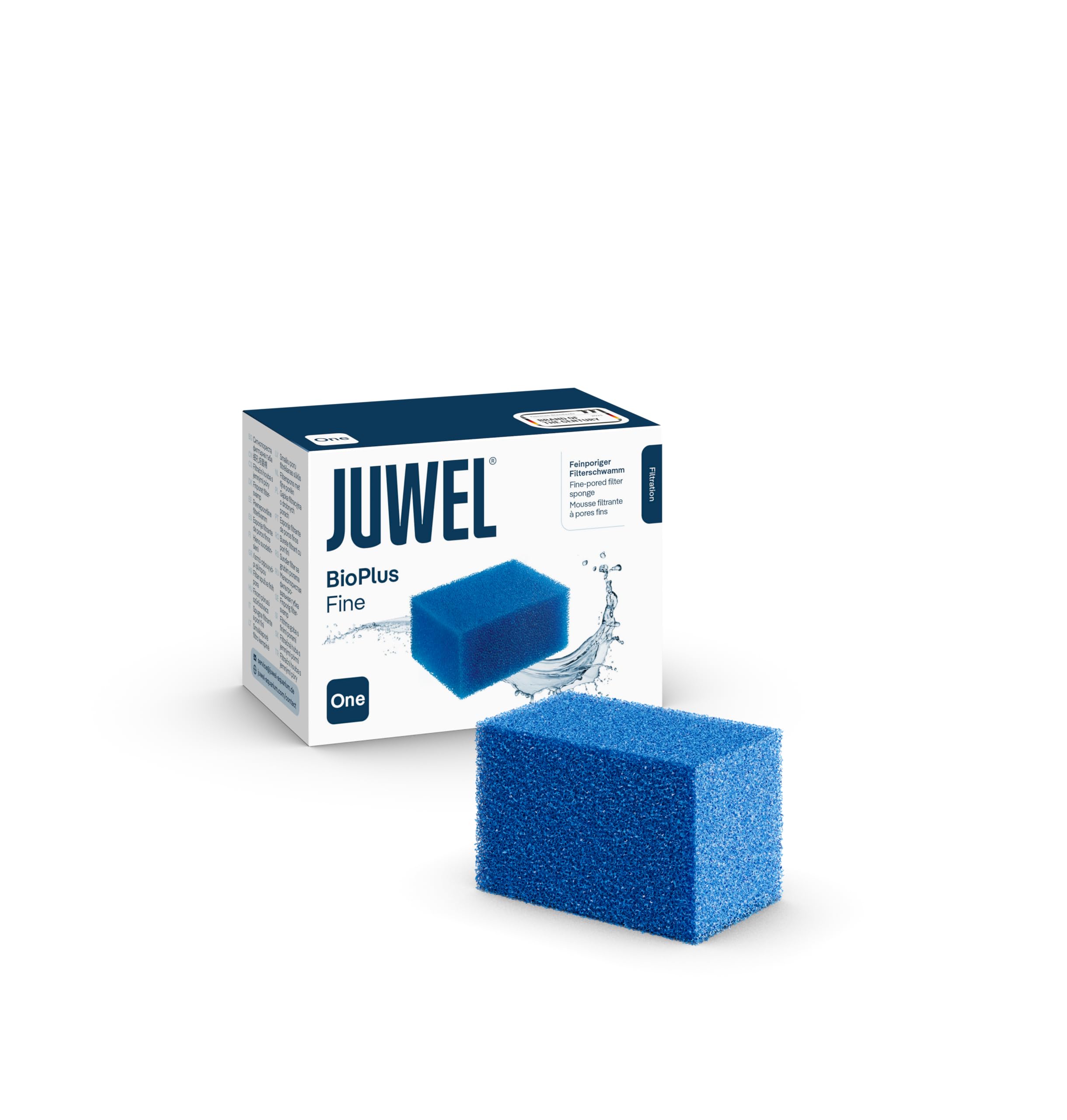 Juwel Bioplus One Fine Filter Sponge (Pack Of 2) Blue