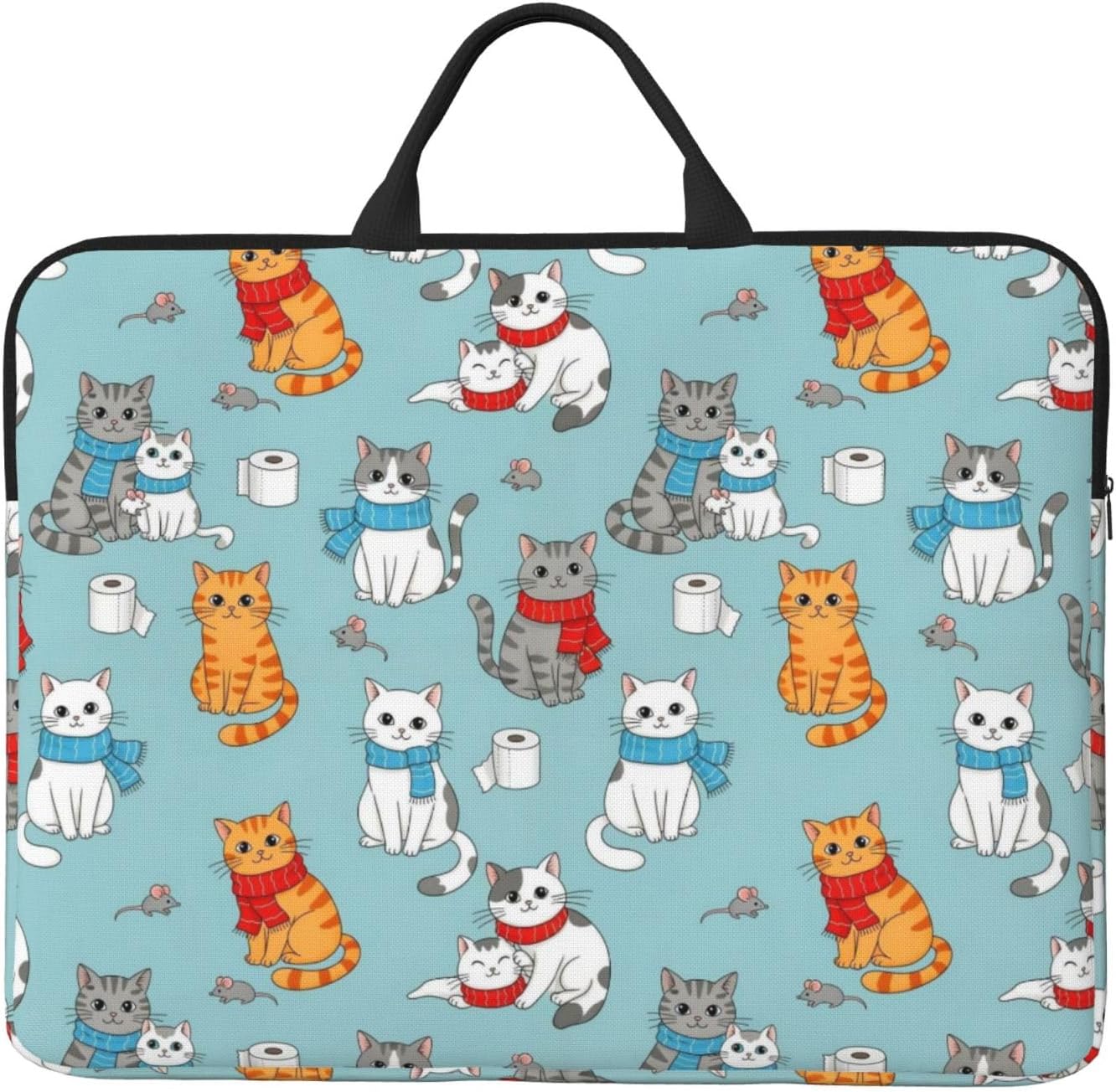 Laptop Bag, Shockproof Laptop Pouch with Top Handle, Lightweight Cover Compatible with 14 Inch Notebooks