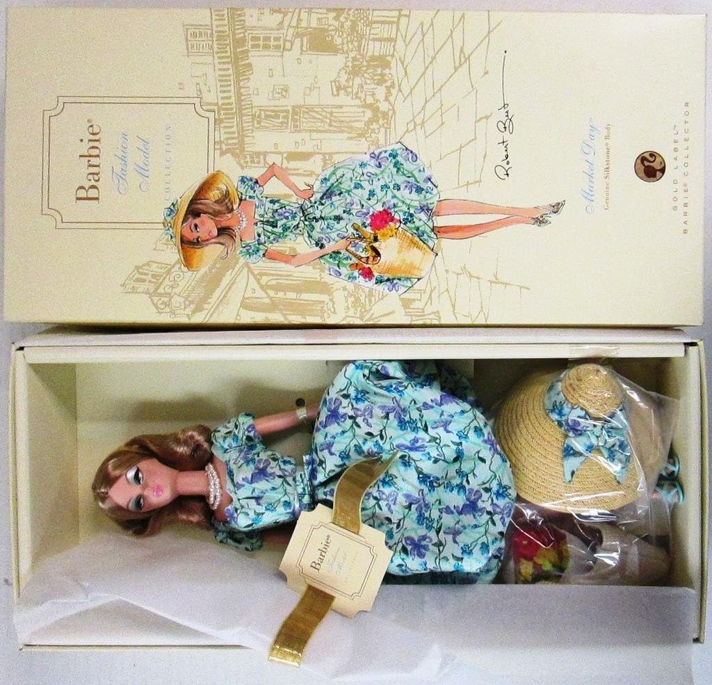 Barbie Doll Fashion Model Silkstone Market Day Dealer