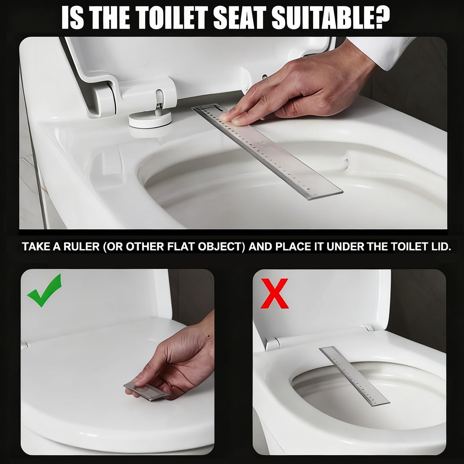Bidet para Inodoro Bidet Higienicas para wc Presión Ajustable Agua Fría Autolimpiables Ultrafino Adaptador Bidet Ducha Adaptador para uso Sanitario y Femenino
