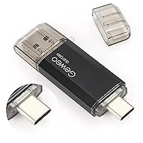 Chiavetta USB Tipo C 32 GB, 2 in 1 Type C Pennetta USB 32 giga USB C Pen Drive 32GB USB C Flash Drive 32GB per PC, New MacBook, Tablet, Smartphone Huawei, Samsung, Xiaomi, Oneplus (Nero)
