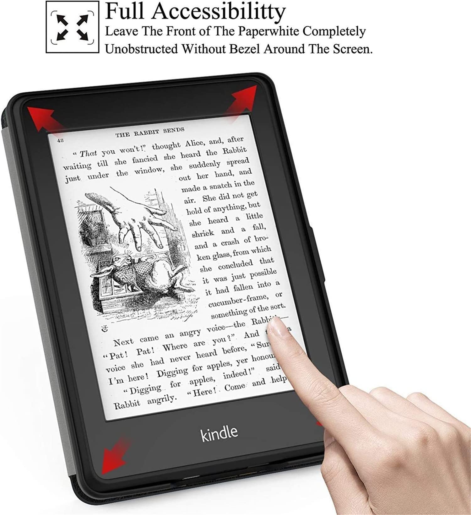 Coque TPU Transparente Pour Kindle Paperwhite 6 (7e Génération 2015) – Mise En Veille Automatique, Protection Complète - 8