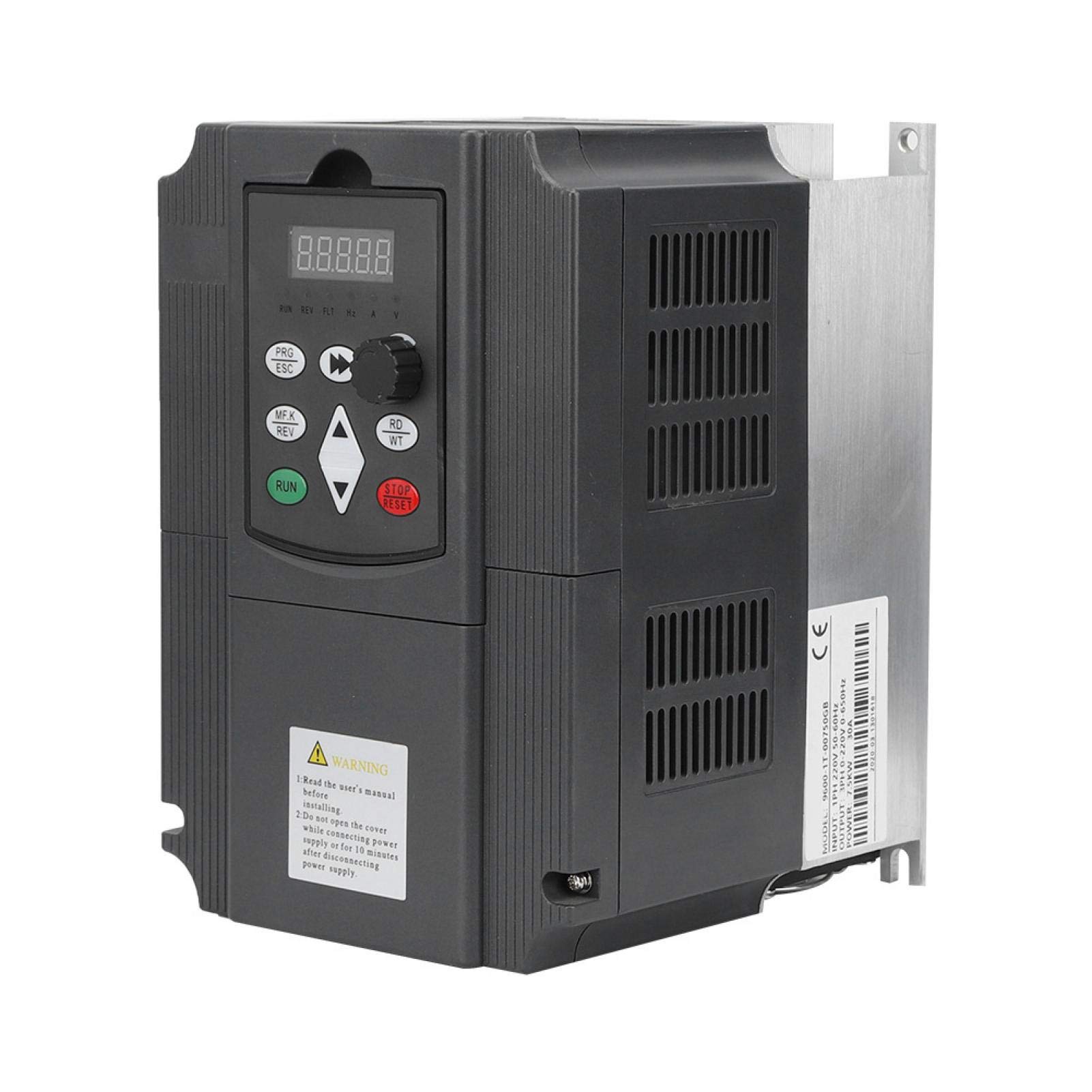 Convertitore di frequenza, CA 220 V 30 A 7,5 kW VFD monofase/trifase Inverter Convertitore di frequenza Convertitore di velocità