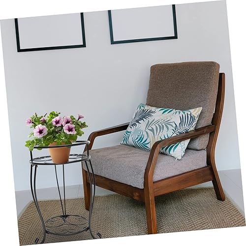 Miniatura 3 de Soporte de hierro resistente para plantas, elegante soporte para macetas para decoración de oficina en casa