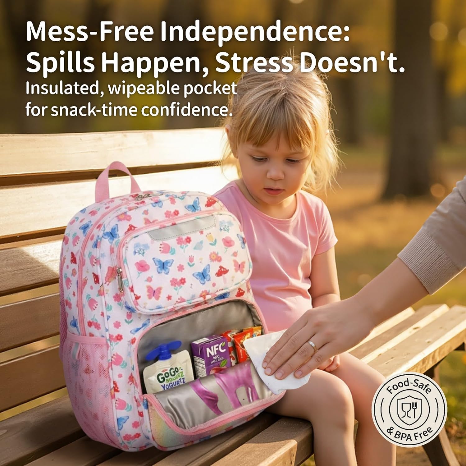 Kids Backpack Girls Kindergarten 15 Inch