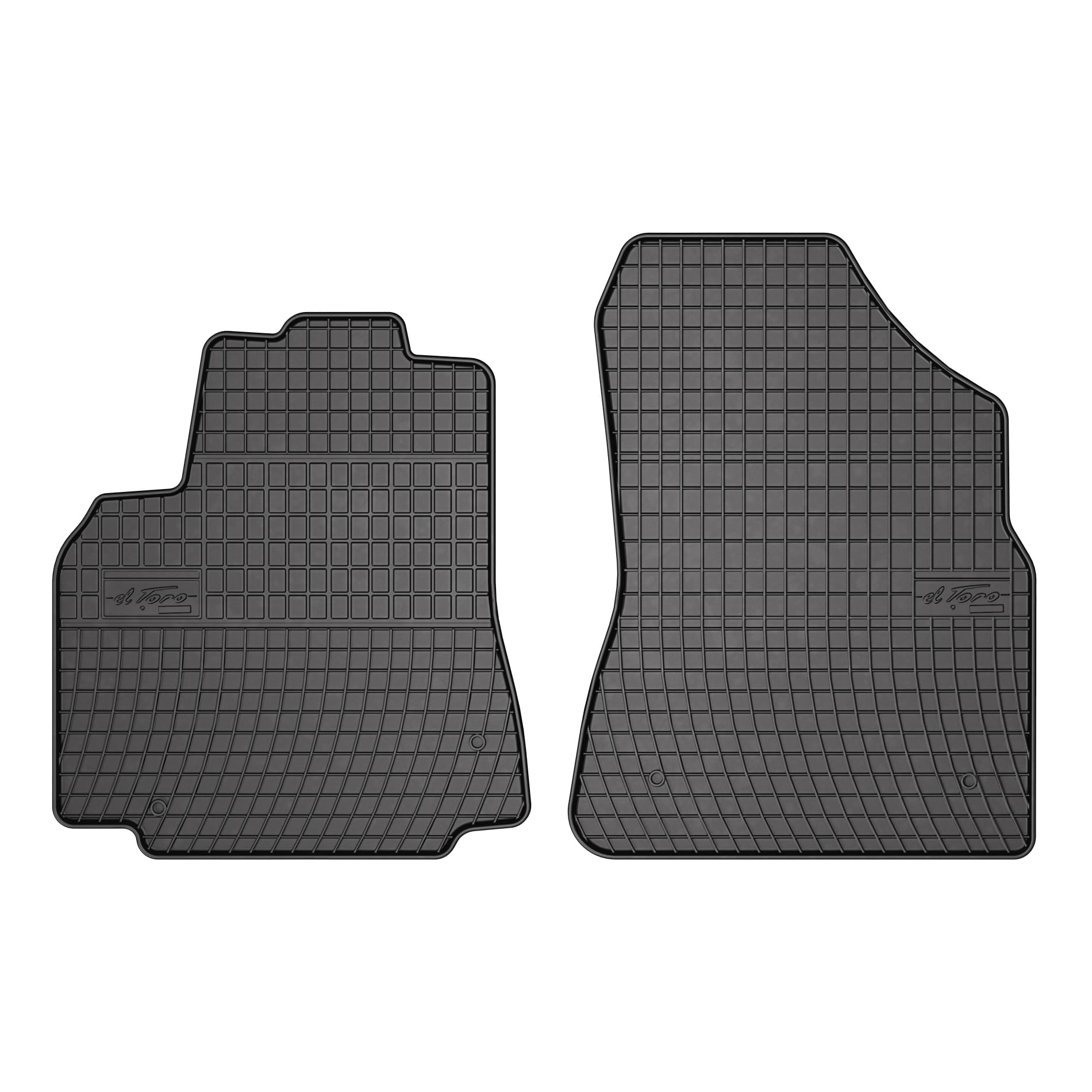 FROGUM El Toro Alfombrillas para Coche para Todo el año para Citroën Berlingo II 2008-2018 | Material Resistente | Borde Protector de 1,5 cm