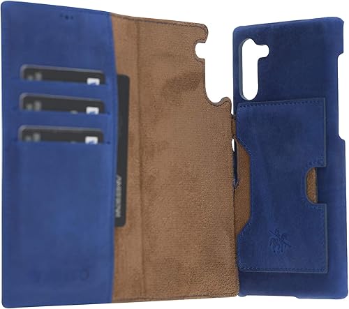 Miniatura 125 de Venito Funda tipo cartera para iPhone 15 con tarjetero y bloqueo RFID, funda de cuero para teléfono, funda desmontable de 6.1 pulgadas, Florencia