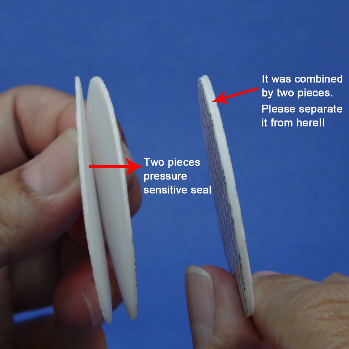 200 pcs 58 mm Bottle/Jar Pressure Foam Safety Tamper Resistant Seals