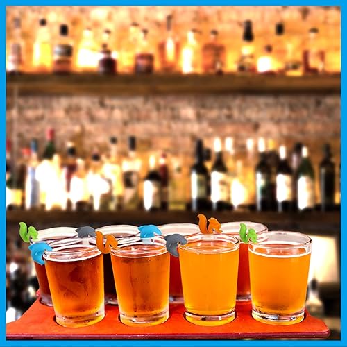 Miniatura 6 de Boao 36 soportes para bolsas de té de silicona, lindo colgador de bolsas de té, clip colorido para bolsas de té en forma de animales, para