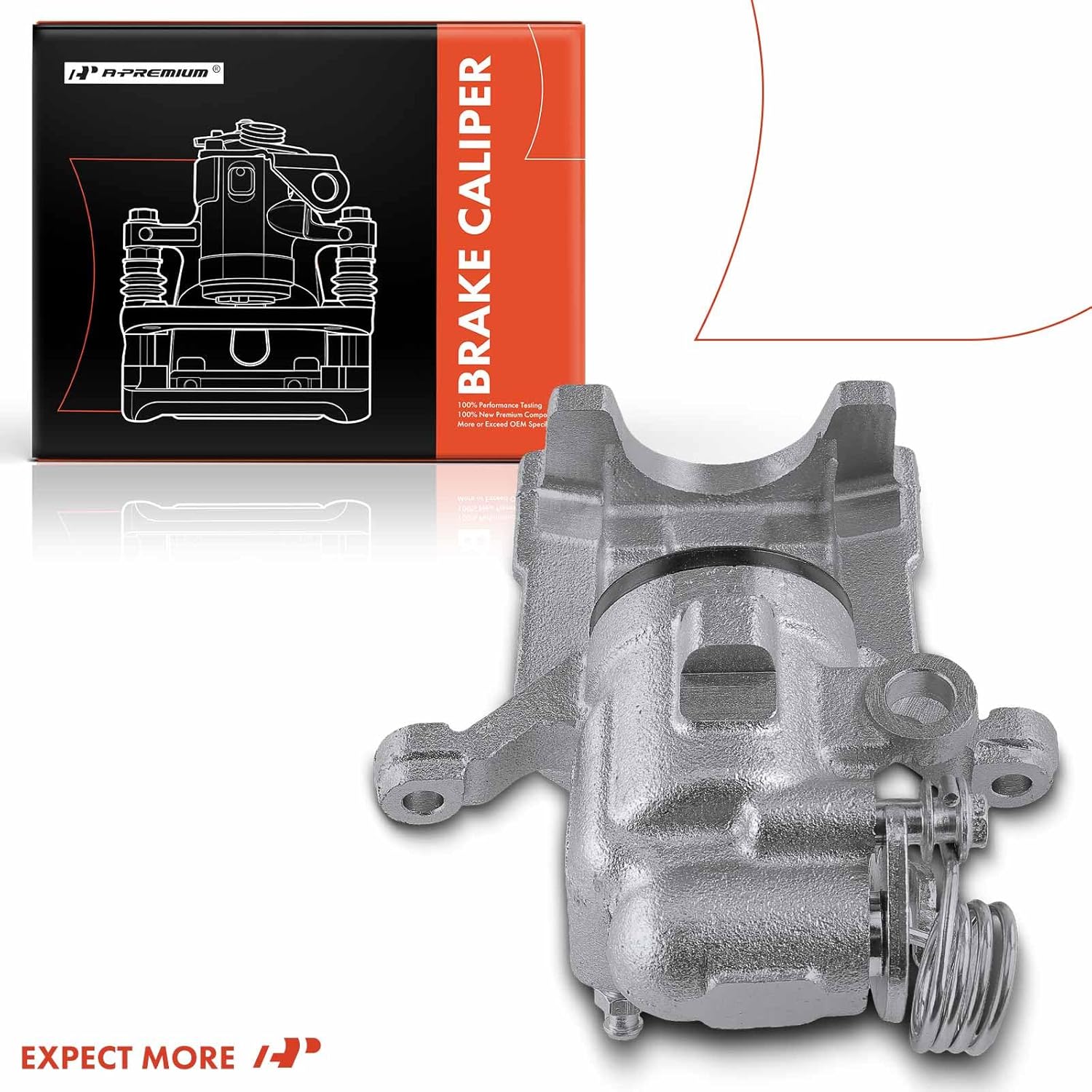 A-Premium Disc Brake Calipers Assembly without Bracket Compatible with Ford Taurus 2000-2007 & Lincoln Continental 2001-2002 & Mercury Sable 2000-2005 - Rear Driver and Passenger (2PC Set)
