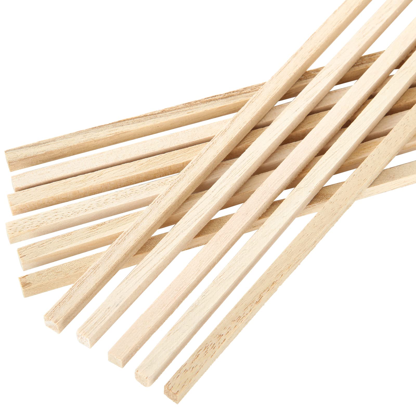 120 Pcs Wooden Sticks For Craft, 30c*3 Square Wooden Dowels Rods - View #7