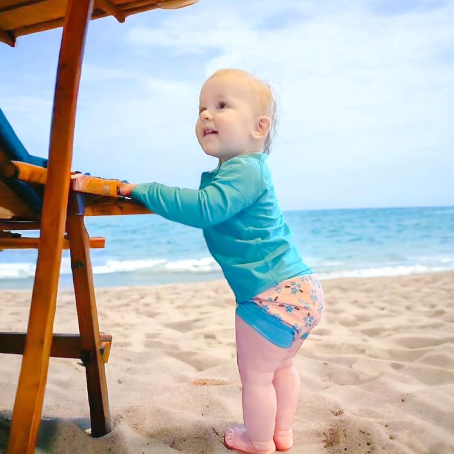 BIG ELEPHANT Baby Swim Diapers 3pcs, Reusable Adjustable Washable Waterproof Swimming Diaper for Boy's and Girl's 6Months - 5 Years - Image 3