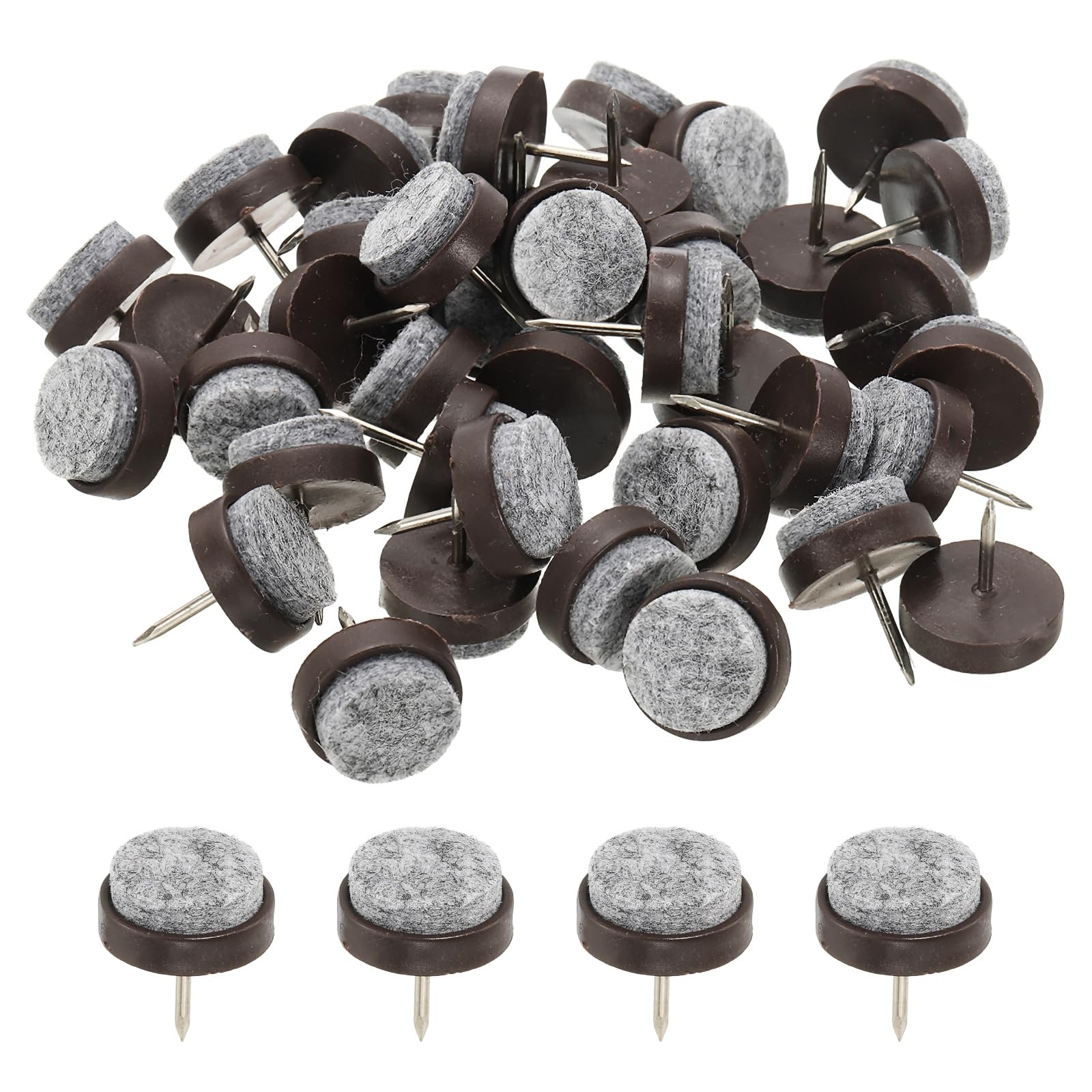 PATIKIL 20 mm Nail-on Felt Pads