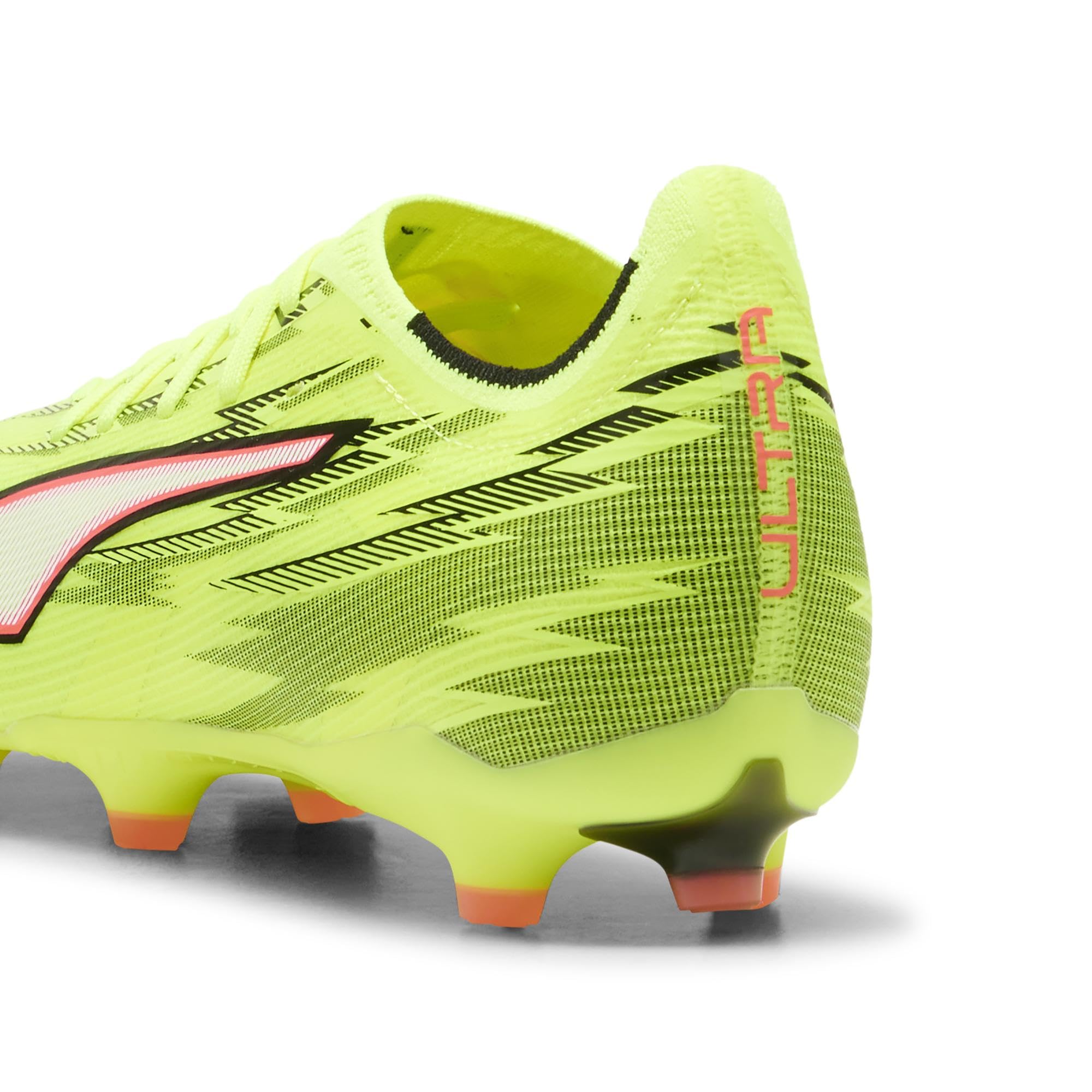 Puma Unisex Ultra 6 Match Fg/Ag Fußballschuh, Yellow Alert Puma Black Glowing Red Lime Squeeze, 43 EU – Ansicht 2