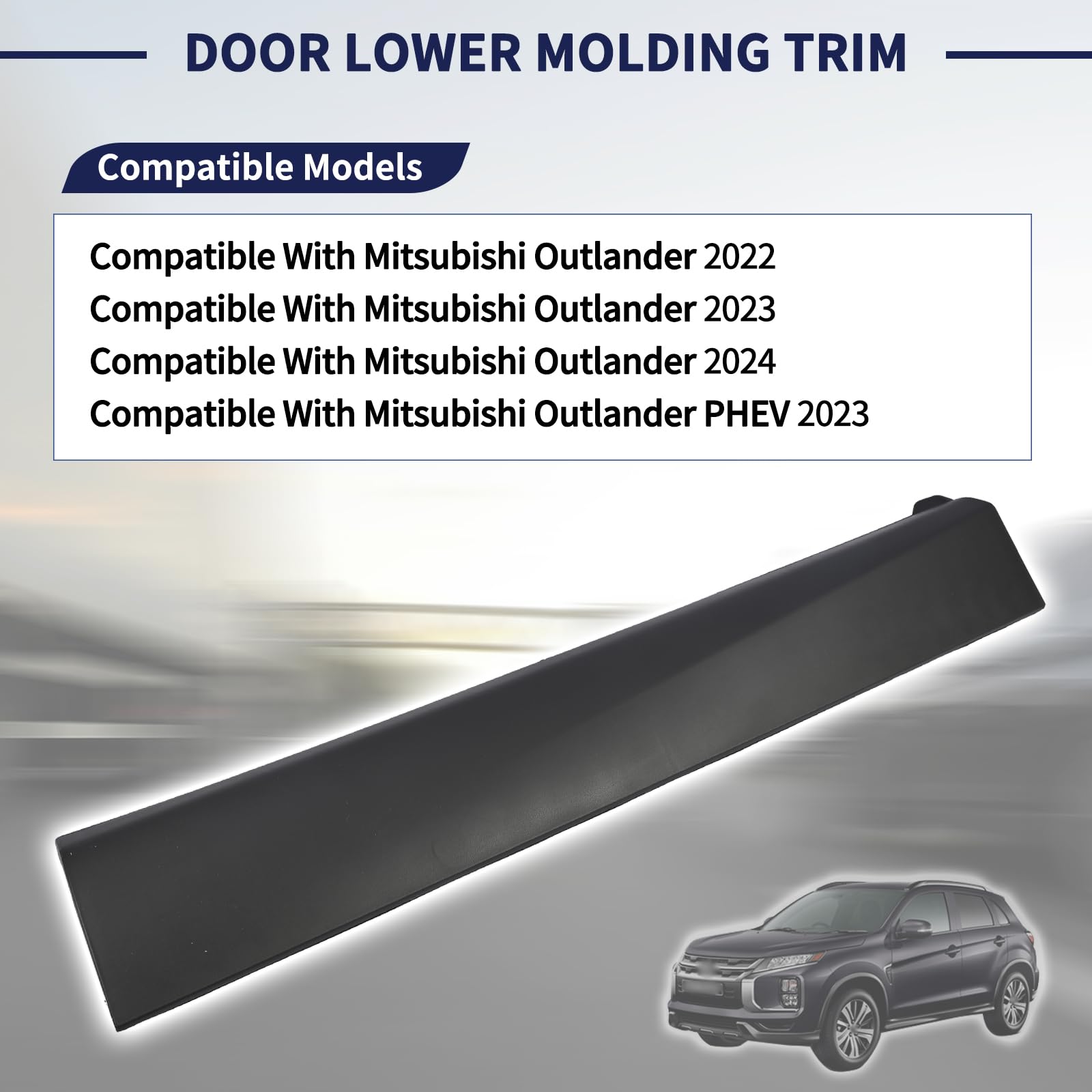 OYTHO Garnitures de Pilier fenêtre de Voiture,pour Mitsubishi Outlander 2013-2021 6 pièces de Pilier de Voiture poteaux Porte fenêtre revêtement OYTHO Garnitures de Pilier fenêtre de Voiture,pour Mitsubishi Outlander 2013-2021 6 pièces de Pilier de Voiture poteaux Porte fenêtre revêtement