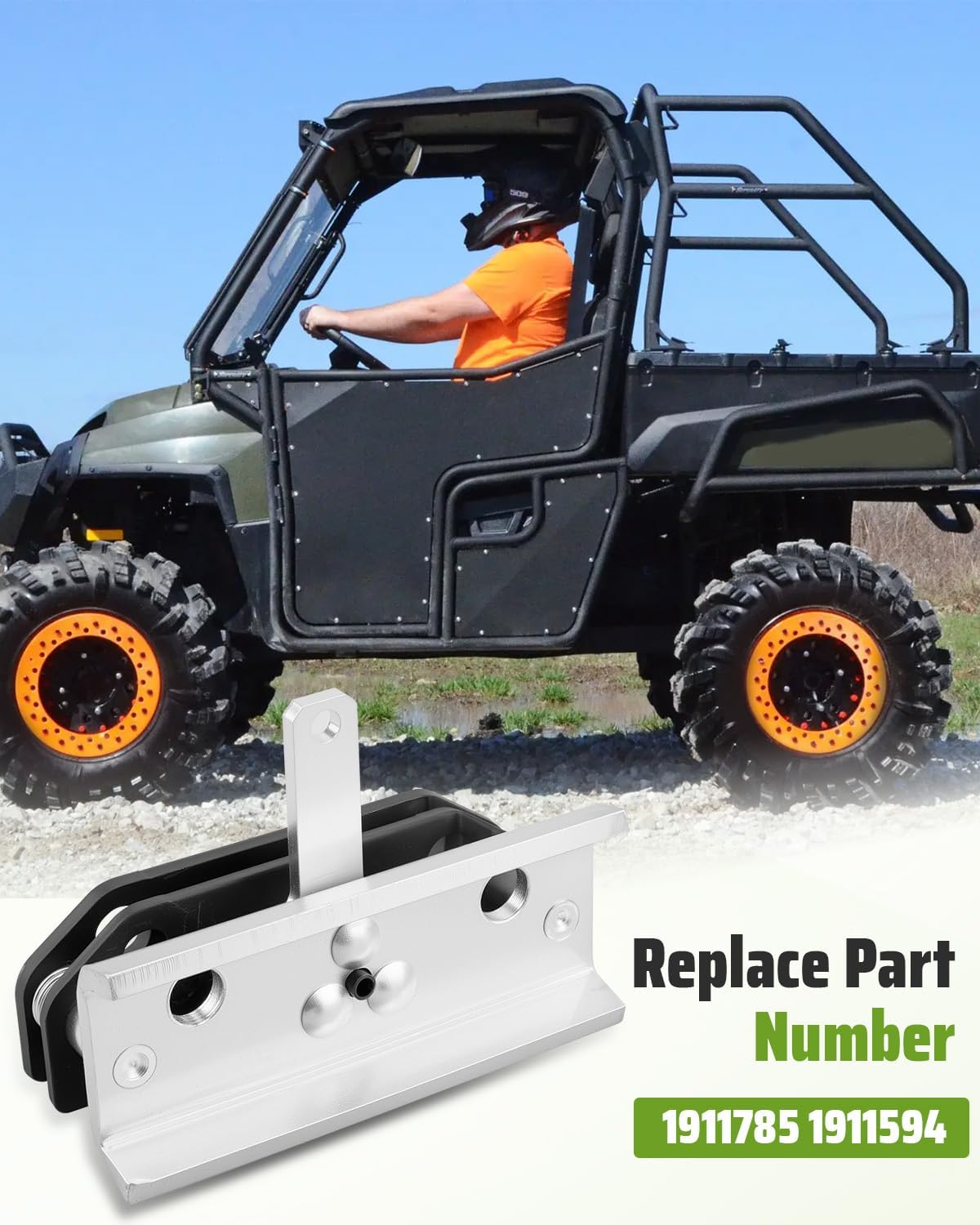 1911785 Parking Brake Caliper Fit for Polaris Ranger 500 2010, Ranger 800 Crew / 800 Model 2010 2011 2012 2013 2014 Replace 1911785 1911594