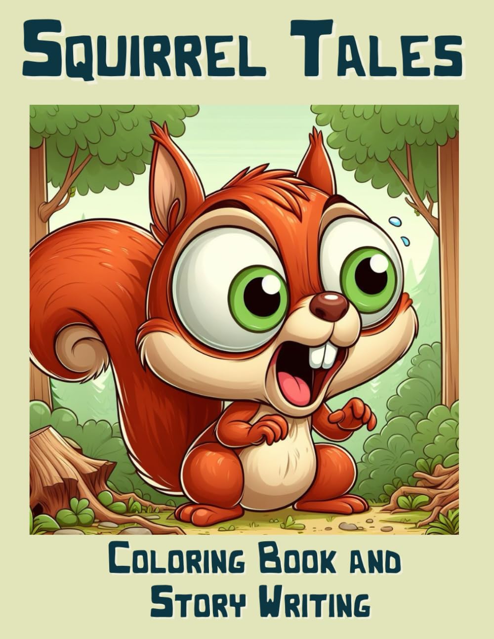 Squirrel Tales: Coloring Book and Story Writing