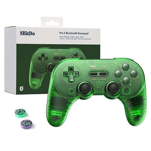 Vista 7 de 8Bitdo Controlador Bluetooth Pro 2 – Actualización de joystick de efecto Hall para Switch/Switch 2, Windows, Apple, Android, Steam Deck y Raspberry