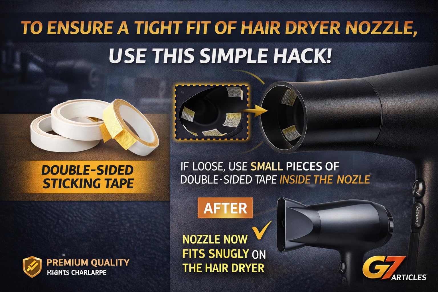 GP 1 Pc Professional Plastic Salon Hair Dryer Nozzle Replacement Narrow Concentrator Replacement Blow Flat Hairdressing Styling Tool Hair Drying Nozzle Fit for Outer Diameter 4.5cm (Black) 2