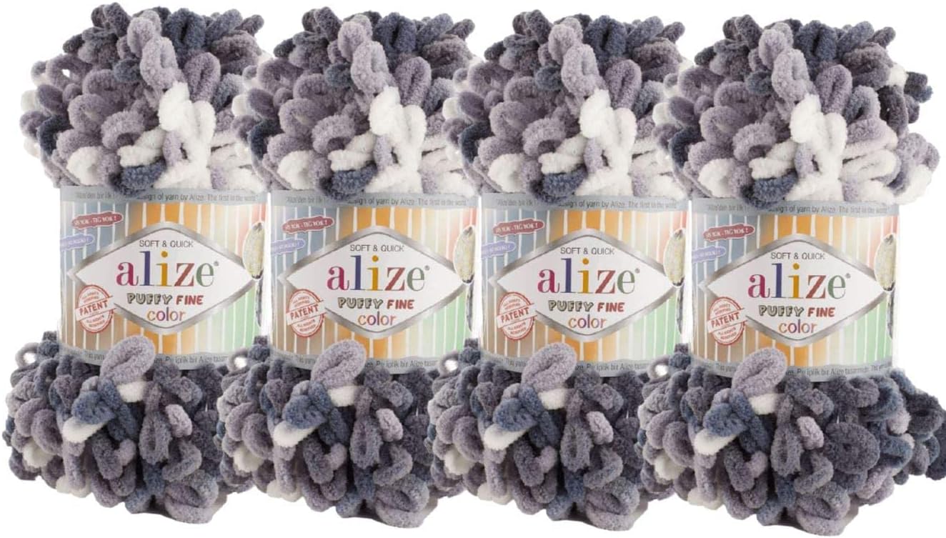 Alize Puffy Fine Baby Blanket Small Loop 100% Micropolyester