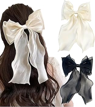 Amazon.co.jp: [Herbeluemily] バレッタ ヘアクリップ ヘアピン リボン