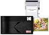 KODAK Mini 2 ERA 4PASS Mobile Photo Printer 5.3 x 8.6 cm Black, Photo Printer 8 Leaves