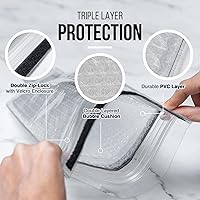 Vista 4 de Liquid Spectrum Bottle Shield - Bolsa de viaje reutilizable con protector de vino (paquete de 6) – Funda irrompible para botella, a prueba de fugas