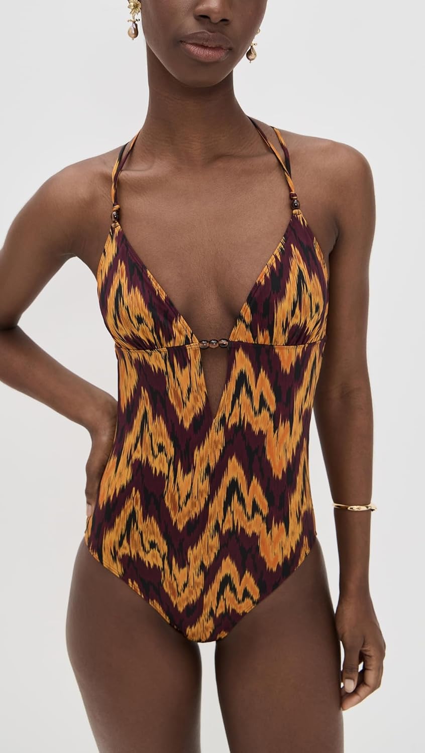 Ulla Johnson Women's Leila Beaded Maillot - Image 2