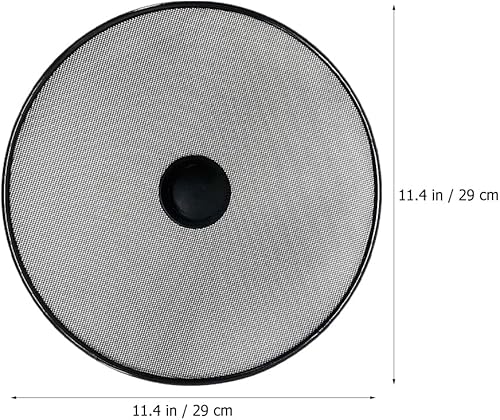 Miniatura 2 de Luxshiny Pantalla de salpicaduras de acero inoxidable para sartén de malla de 11.4 in, cubierta de tapa de olla de cocina, protector contra