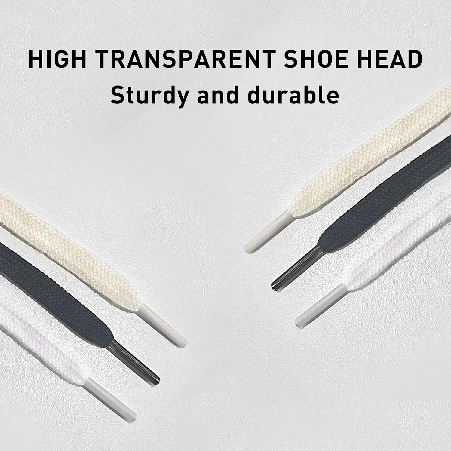 Cotton Shoelaces for Rick Owens, 5/16"(8mm) Flat Shoe Strings Replacement Laces for Casual Tennis Sports Sneakers