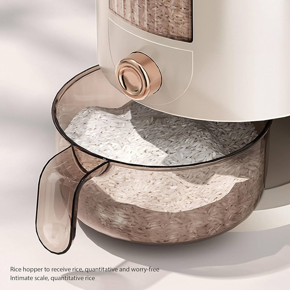 Amazon｜ライスディスペンサー 11ポンド(5kg) 米保存容器 密封