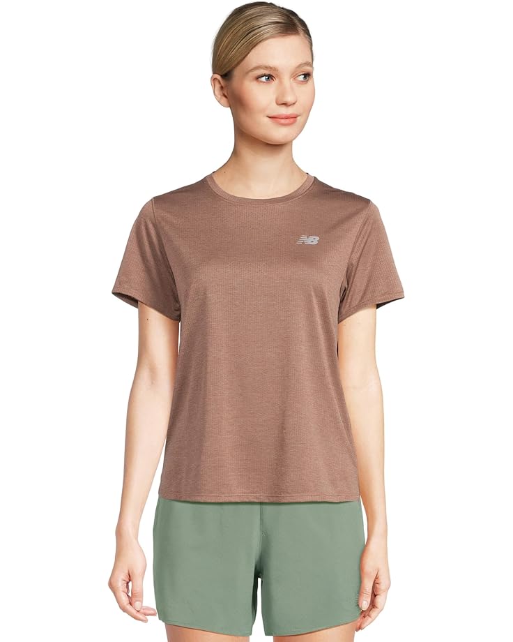 New Balance New Balance Women's Athletics T-Shirt Heather - Main View